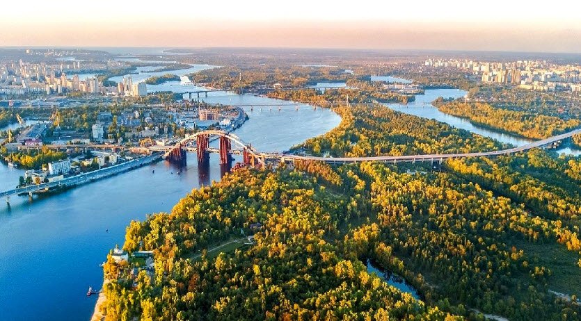Trukhaniv Island, Kyiv, Ukraine